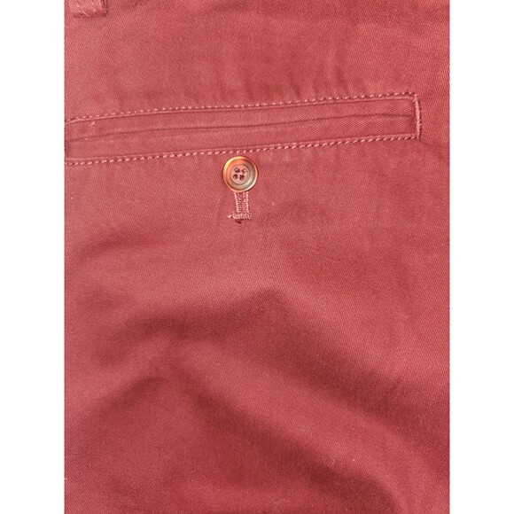 New Alan Flusser Men’s Pants W32/L30 Red 100% Cotton - Picture 6 of 7